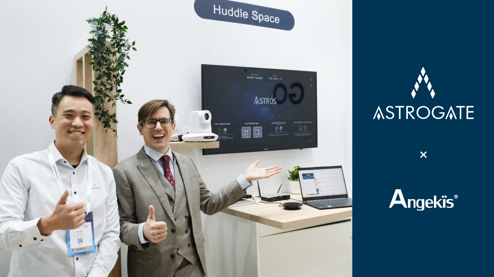 Astrogate and Angekis Unite to Redefine Wireless Video Conferencing